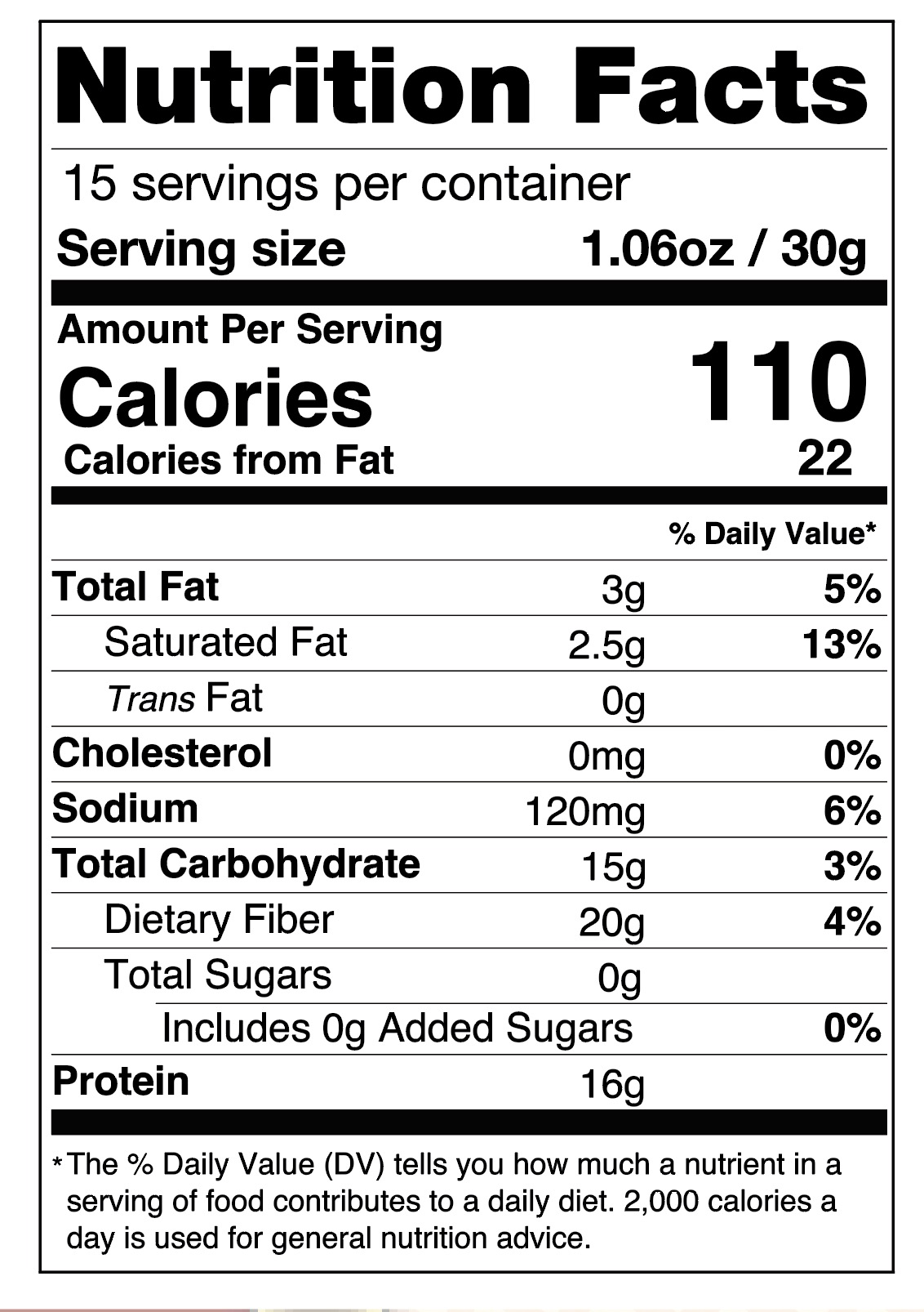 Divine Cereal nutrition facts